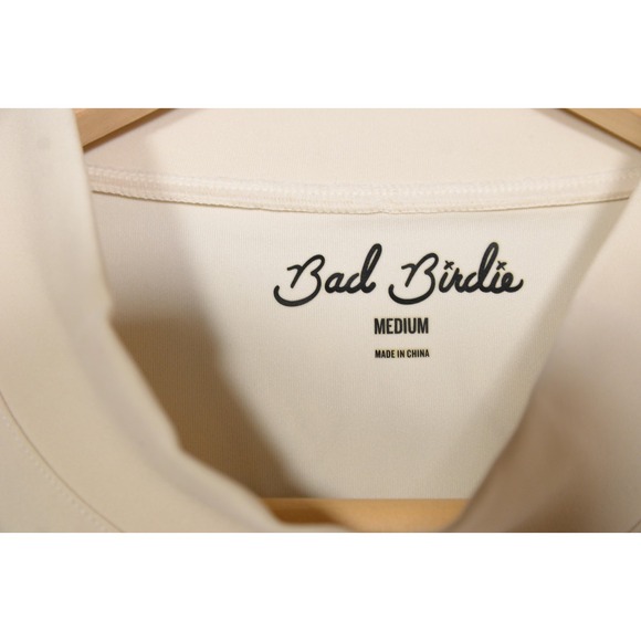 Bad Birdie Shirt Mens Medium‎ White Athletic Golf Performance Lightweight Tee - Picture 4 of 8